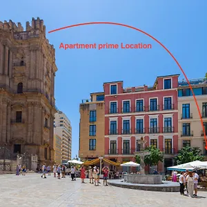 C30 Deluxe Studio With Terrace Into Cathedral Square Malaga